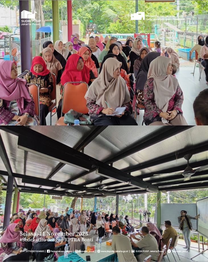 Pemberdayaan Duta Baca Jakarta Pusat Di RPTRA Bonti